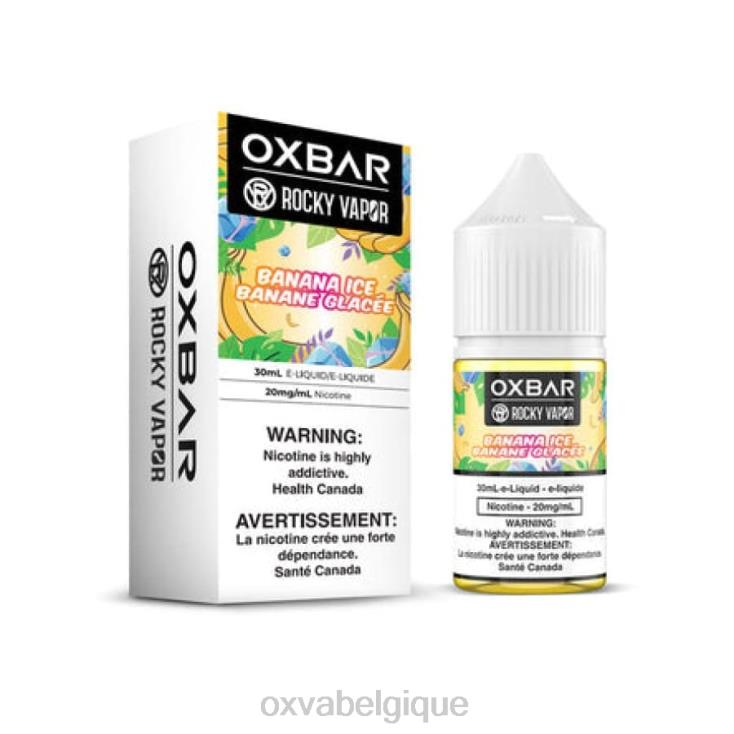 OXVA DISPOSABLE PRICE ND68V55 OXVA OXBAR glace à la banane 30 ml de sel de table