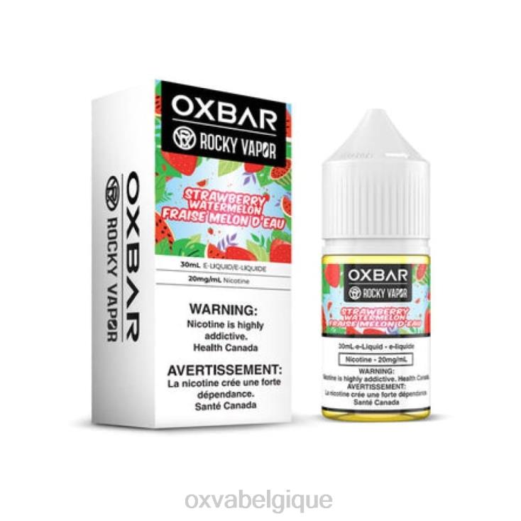 OXVA DISPOSABLE VAPE PRICE ND68V54 OXVA OXBAR pastèque fraise 30 ml de sel de table