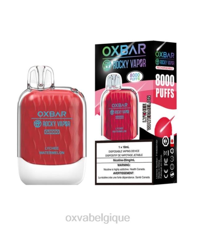 OXVA CIGARETTE Ã‰LECTRONIQUE ND68V60 OXVA OXBAR G8000 pastèque litchi