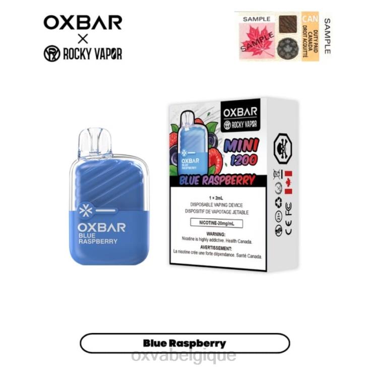 OXVA DISPOSABLE VAPE PRICE ND68V24 OXVA OXBAR MINI 1200 framboise bleue