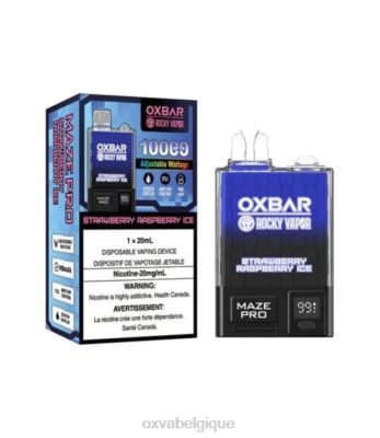 Oxva Cigarette Électronique - OXVA OXBAR labyrinthe pro 10000 glace fraise framboise B82H30