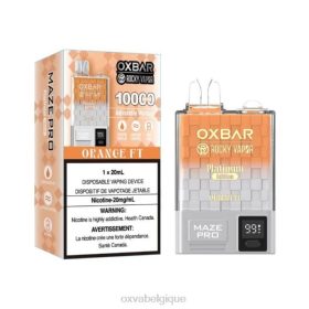 Oxva Disposable Price - OXVA OXBAR labyrinthe pro 10000 pied orange B82H15