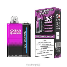 Oxva Disposable Vape Price - OXVA OXBAR m20k citron fruit du dragon B82H4