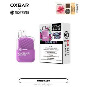 Oxva Vape Bruxelles - OXVA OXBAR mini-1200 glace aux raisins B82H22