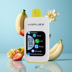 AirFuze Smart Pro 40000 Bouffées Fraise Banane Écran Tactile et Batterie Rechargeable