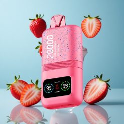 Aivono Aim Magic 20000 Bouffées Crème Glacée à la Fraise 26ml Double Mesh