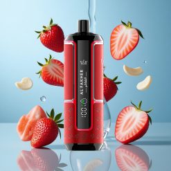 Al Fakher Crown Bar 15K Hypermax E-Liquide 22ml Fraise Punch Vape Jetable Kit