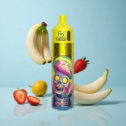 Fumot RandM Tornado 30000 Puffs Banane Fraise 30mL 2%/5% de nicotine