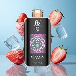 Fumot Tornado 25000 Bouffées Écran HD Fraise Glacée