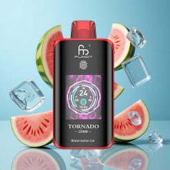 Fumot Tornado 25000 Puffs Écran HD 20ml Pastèque Glacée