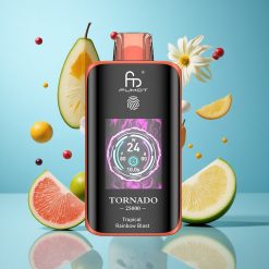 Fumot Tornado 25000 Puffs Écran HD et Batterie Rechargeable 700mAh Arc-en-Ciel Tropical