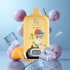 Fumot Tornado Digital Box 12000 Bouffées Glace Raisin 20ml Puff Activé