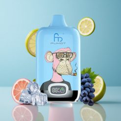 Fumot Tornado Digital Box 12000 Puffs Citronade Rose Mesh 20ml