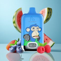 Fumot Tornado Digital Box 12000 Puffs Fraise Pastèque 20ml 550mAh