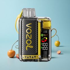 VOZOL Vista 20000 Bouffées Batterie Rechargeable 650mAh Fruit du Dragon Banane Cerise