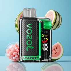 VOZOL Vista 20000 Bouffées Pastèque Chewing Gum Réutilisable avec Écran OLED et Batterie 650mAh