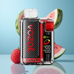 VOZOL Vista 20000 Puffs Framboise Pastèque Batterie Rechargeable 650mAh Écran OLED