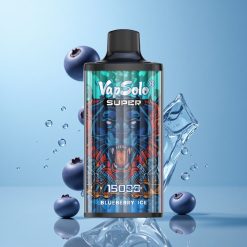 Vapsolo Super 15000 bouffées 40ml Bleuet Glacé