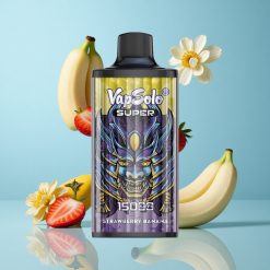 Vapsolo Super 15000 bouffées Fraise Banane 40ml 850mah